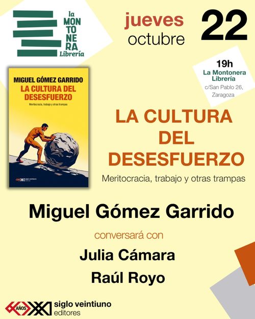 Presentación del libro: “la cultura del desesfuerzo”