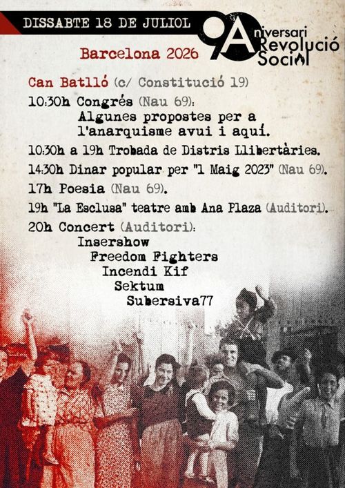 90è Aniversari de la Revolució Social