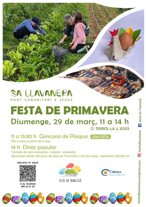 Festa de primavera a l'Hort comunitari de sa Llavanera
