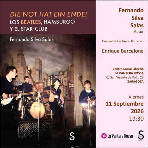 Presentación en Zaragoza del libro 'Die not hat ein Ende! Los Beatles, Hamburgo y el Star-Club' 