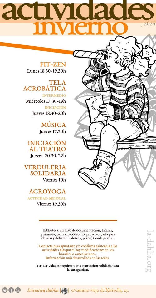 Actividades fijas de invierno