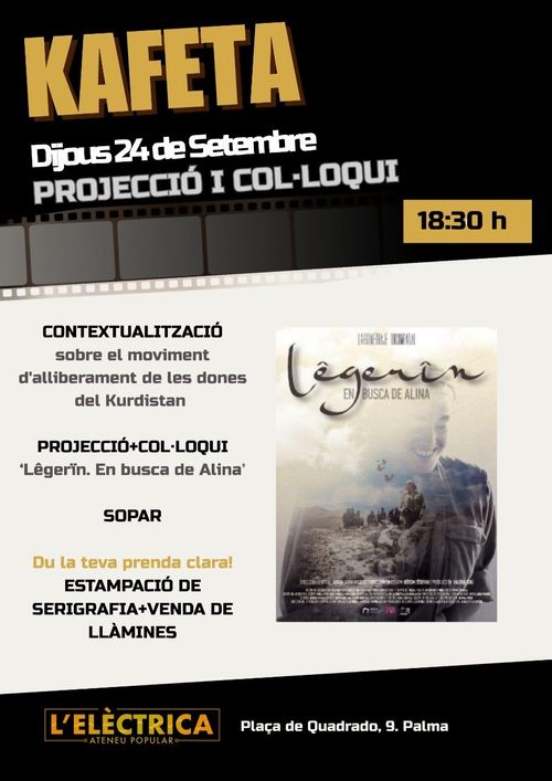 Projecció i col.loqui sobre el moviment d'alliberament de les dones kurdes
