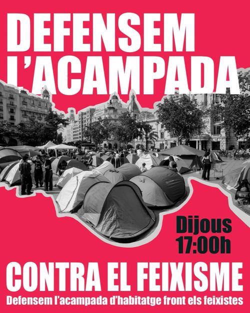 Defensem l'Acampada contra el feixisme