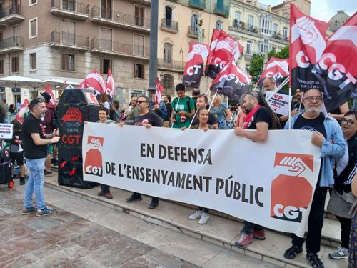 Ensenyament Públic: Concentracions el dia 27 de juny a València