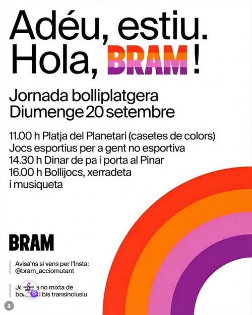 Adeu, estiu. Hola, Bram!