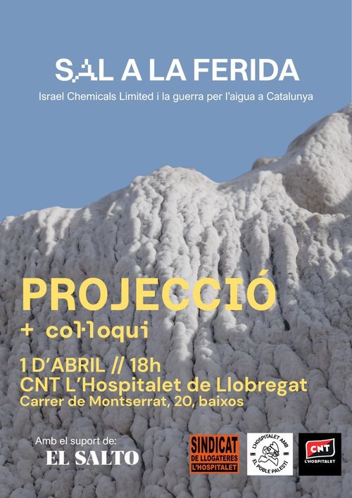 Projecció + col·loqui: "Sal a la ferida"