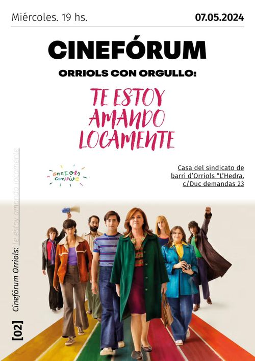 Cinefòrum de Orriols con Orgullo "Te estoy amando locamente"