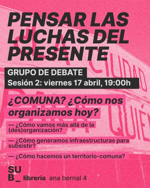 Pensar las Luchas del Presente II