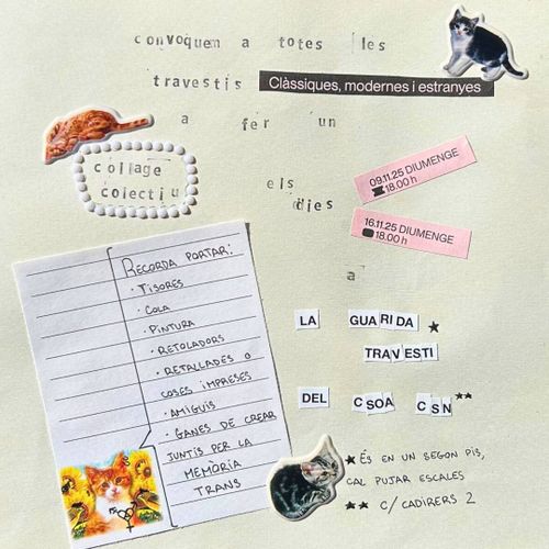 Quedada no mixta collage Memòria Trans