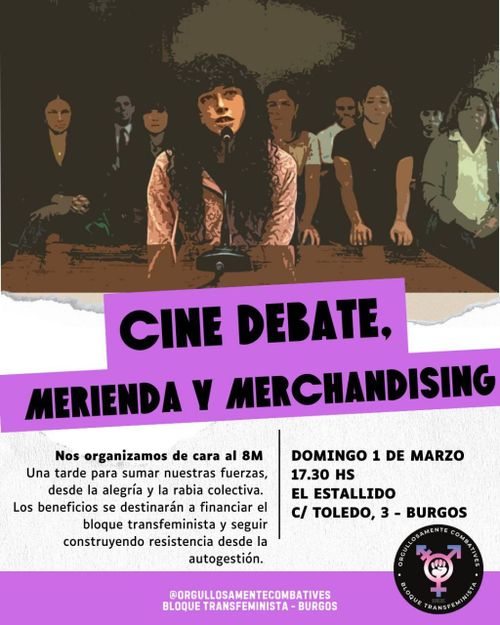 Cine, DEBATE, MERIENDA Y MERCHANDISING