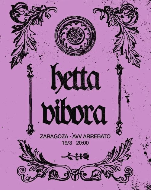 Concierto: Hetta + Vibora