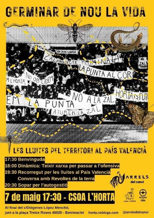 Kafeta - Germinar de nou la vida:Les lluites pel territori al País Valencià
