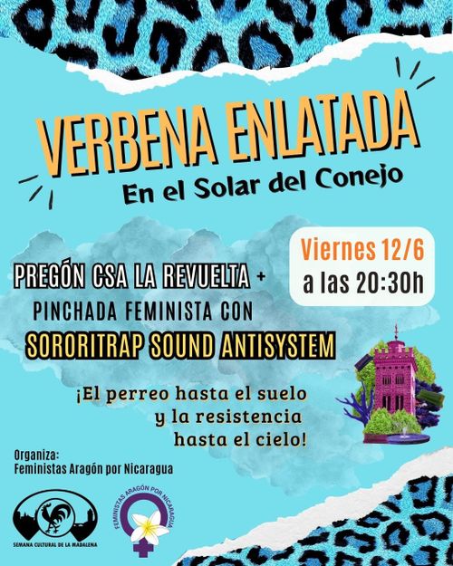 PREGÓN SEMANA CULTURAL DE LA MADALENA Y VERBENA ENLATADA