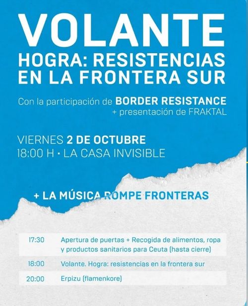 Volante. Hogra: resistencias en la frontera sur