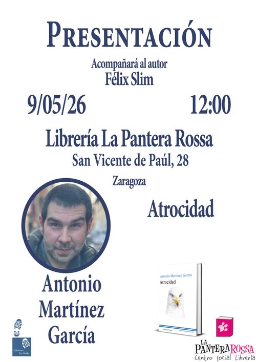 Antonio Martínez García presenta 'Atrocidad' 