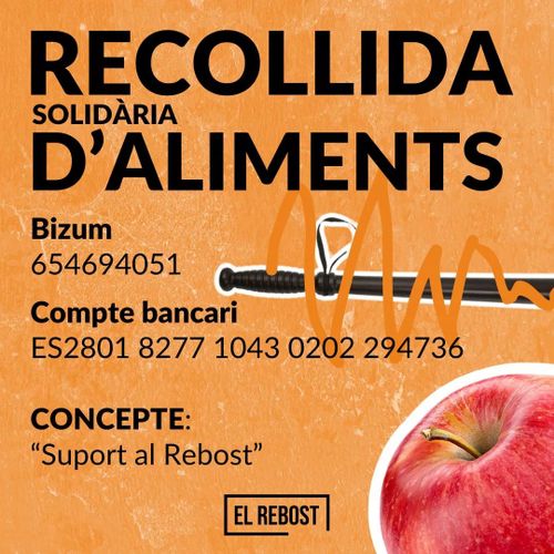 Recollida solidària d'aliments (diverses ubicacions i dies de recollida)