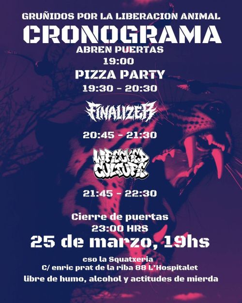 Gruñidos por la liberación animal