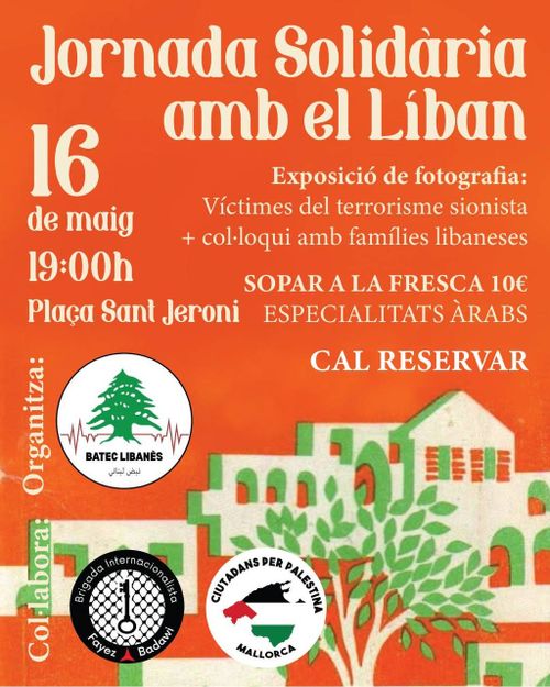 JORNADA SOLIDÀRIA AMB EL LIBAN