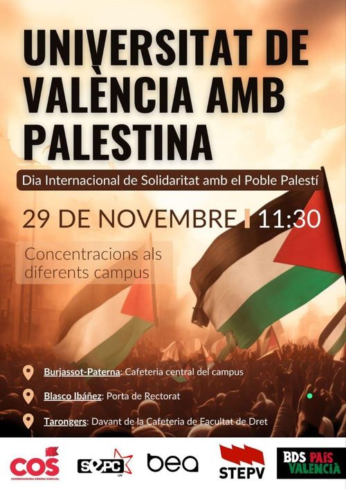 Universitat de València amb Palestina