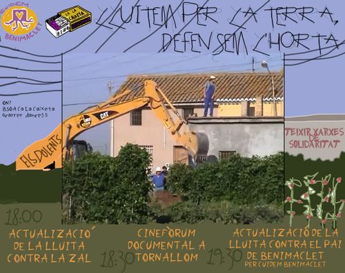 Lluitem per la terra, defensem l'horta