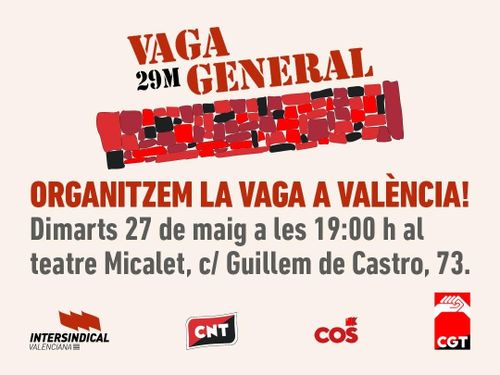 Organitzem la vaga a València!