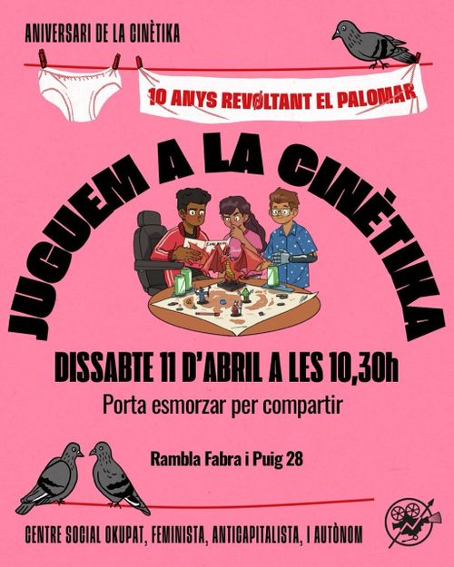 Jornada de jocs de taula i de rol, especial 10è aniversari + esmorzar