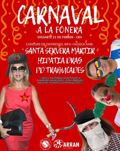 🎊 CARNAVAL REVOLUCIONARI A LA FONERA 🎊