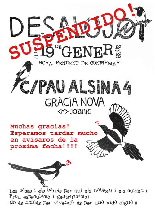 Desalojo suspendido❤️‍🔥🐦‍⬛ (hasta nuevo aviso)