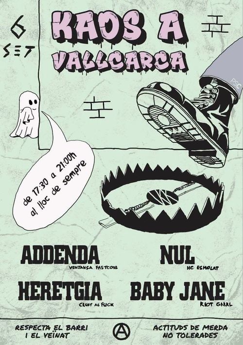 Kaos a Vallcarca