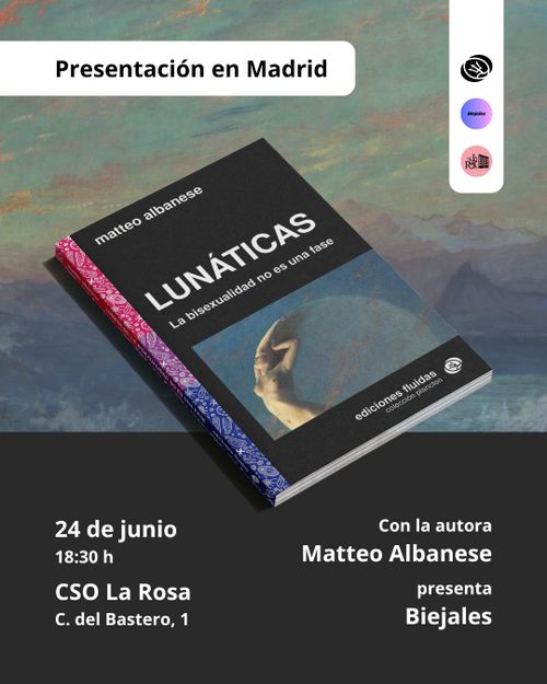 Presentación del libro "Lunáticas: La bisexualidad no es una fase"