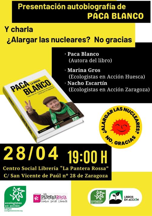 Ecologistas en Acción presenta 'Paca Blanco, la Brava' 