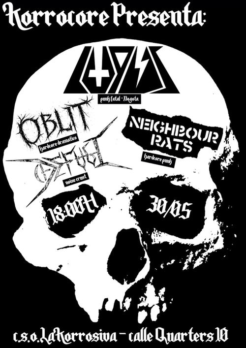 Concert punk: Lupus, Oblit, Neighbour Rats, Defugi