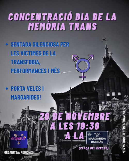 Concentració dia de la Memòria Trans