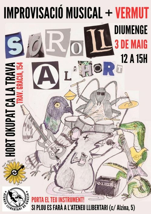 Jamsession + vermut : SOROLL Ⓐ  L'HORT