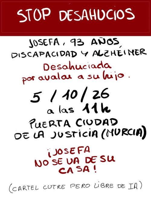 Urgente - Desahucio Josefa