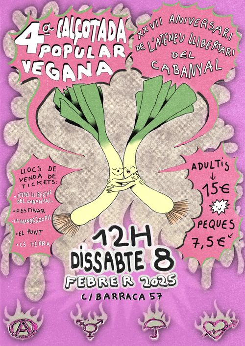 4.ª Calçotada Popular Vegana de l'Ateneu Llibertari del Cabanyal