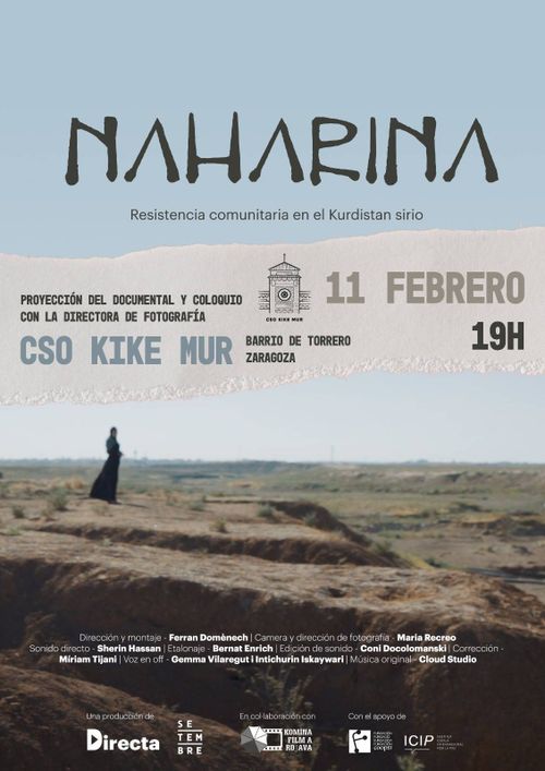 Proyección y coloquio del documental NAHARINA: Resisencia comunitaria en el kurdistán sirio