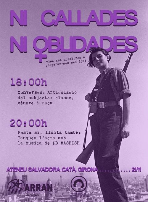 25N Ni callades ni oblidades 