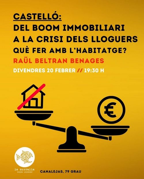 Castelló: del boom immobiliari a la crisi dels lloguers. Què fer amb l’habitatge?