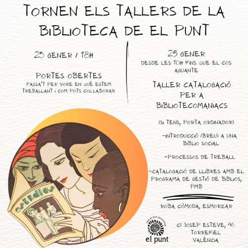 TORNEN ELS TALLERS DE LA BIBLIOTECA DE EL PUNT 