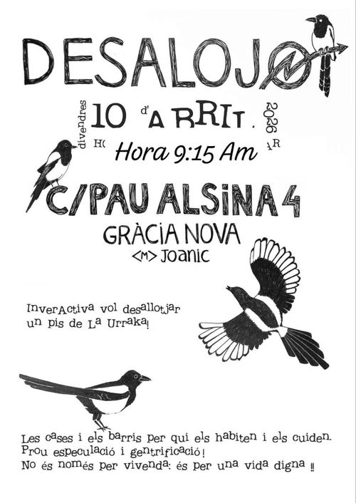 Desallotjament de La Urraka hora confirmada