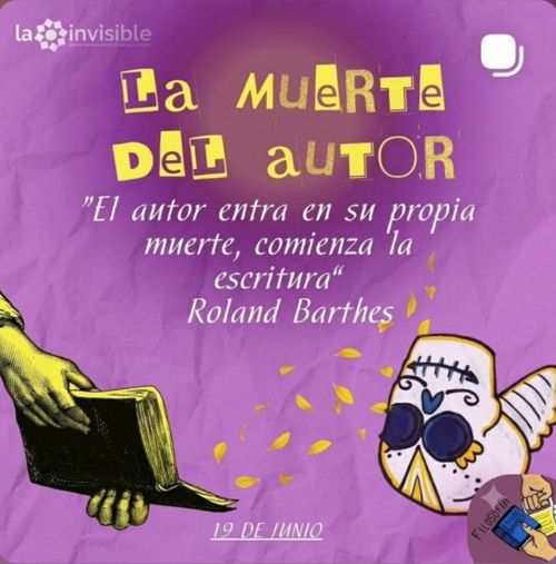 Filosofía en los bares: muerte del autor