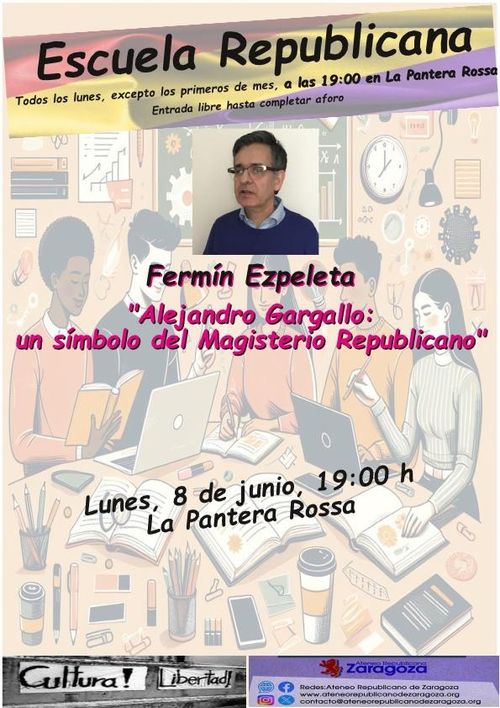 Escuela Republicana: 'Alejandro Gargallo, un símbolo del magisterio republicano', con Fermín Ezpeleta 