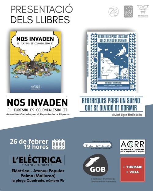 Presentació del fanzine Nos invaden (Asamblea Canaria por el Reparto de la Riqueza)
