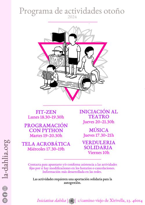  Programa de actividades 2024-25