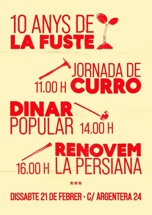 🎂 10 anys de la Fuste! 🌱