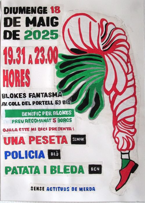 UNA PESETA + POLICIA + PATATA I BLEDA