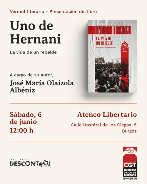 Presentación del libro 'Uno de Hernani'