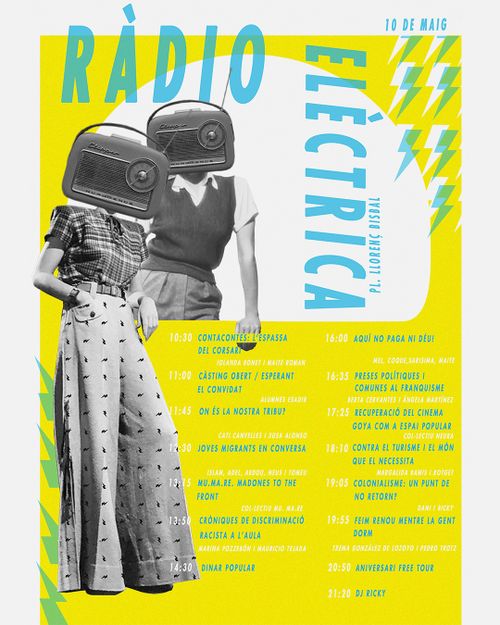Ràdio Elèctrica ⚡ 5a Edició de les 12 hores de ràdio en directe des de la plaça