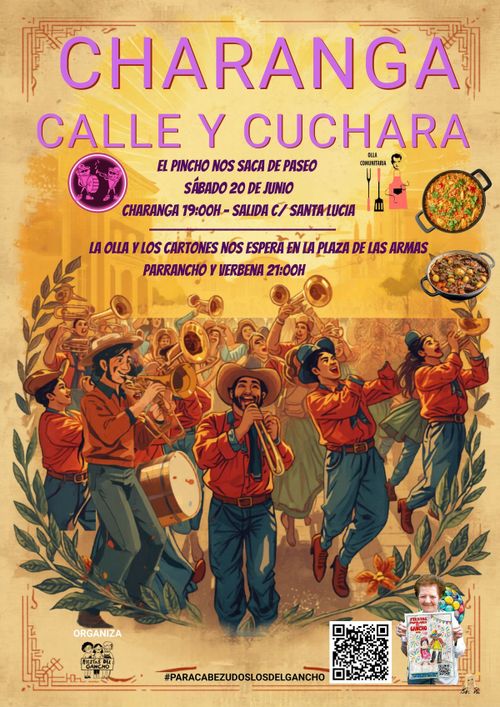 CHARANGA CALLE Y CUCHARA FIESTAS POPULARES DEL GANCHO 2026